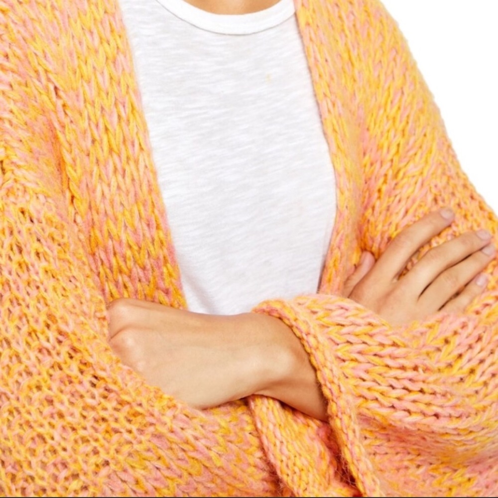 Free People Home Town Slouchy Cardigan Sweater - Picture 6 of 16